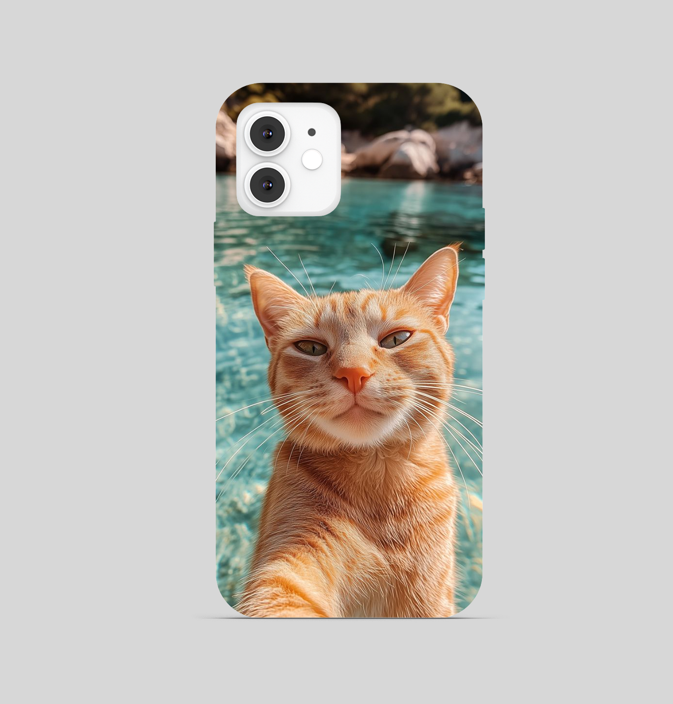 Cat Smug Theme Phone Cover