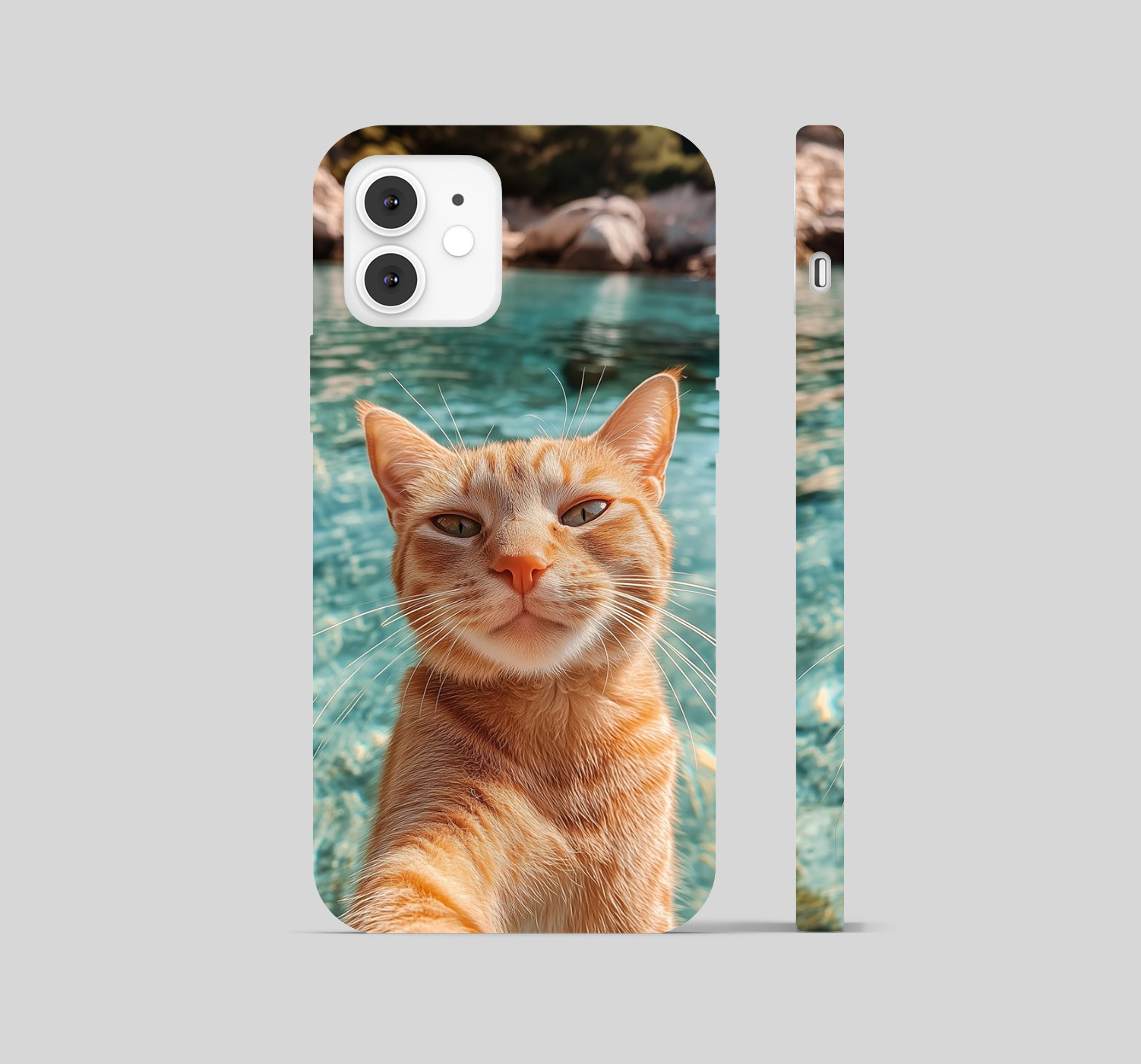 Cat Smug Theme Phone Cover