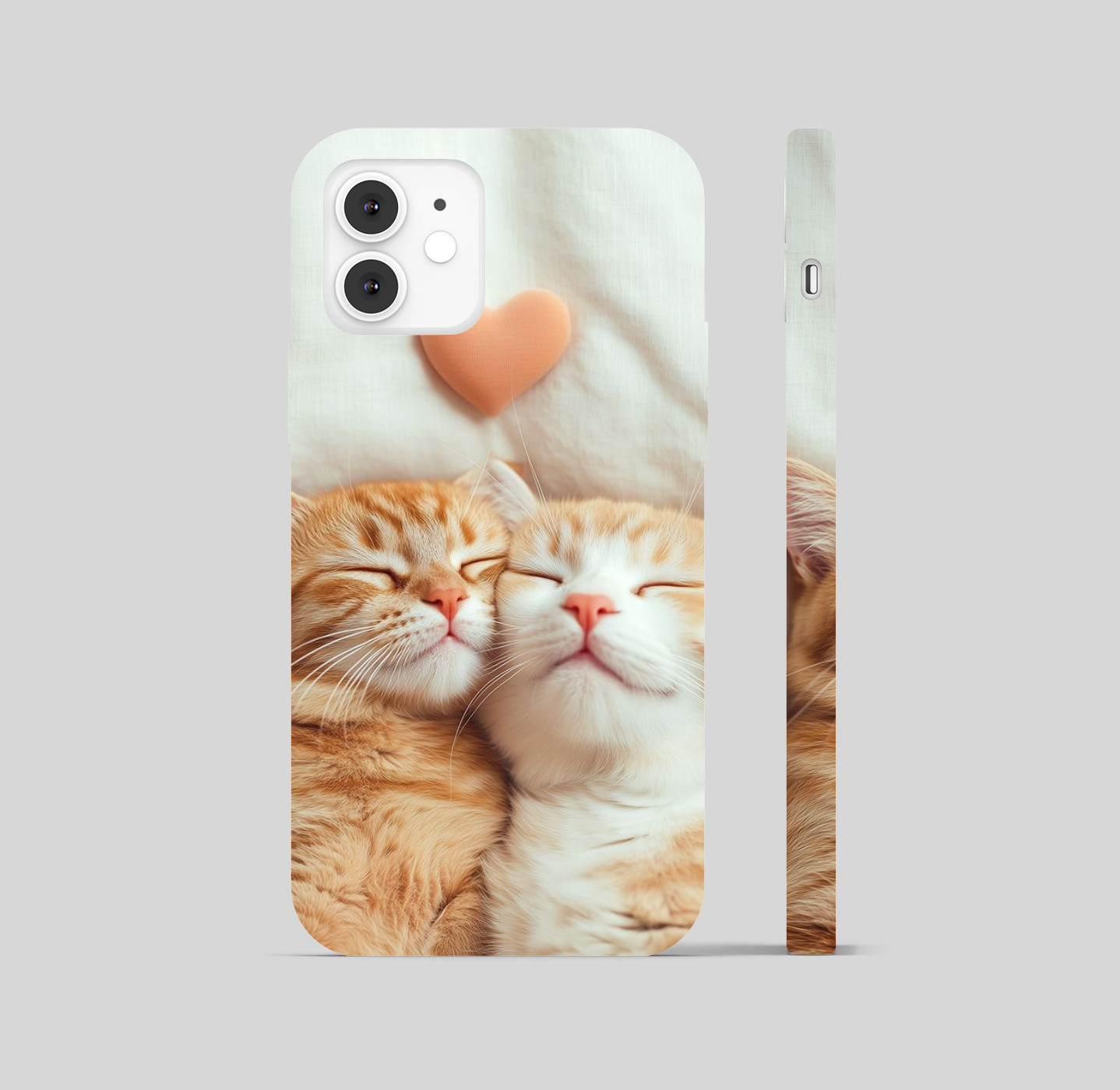 Duo Cat Theme Phone Cover
