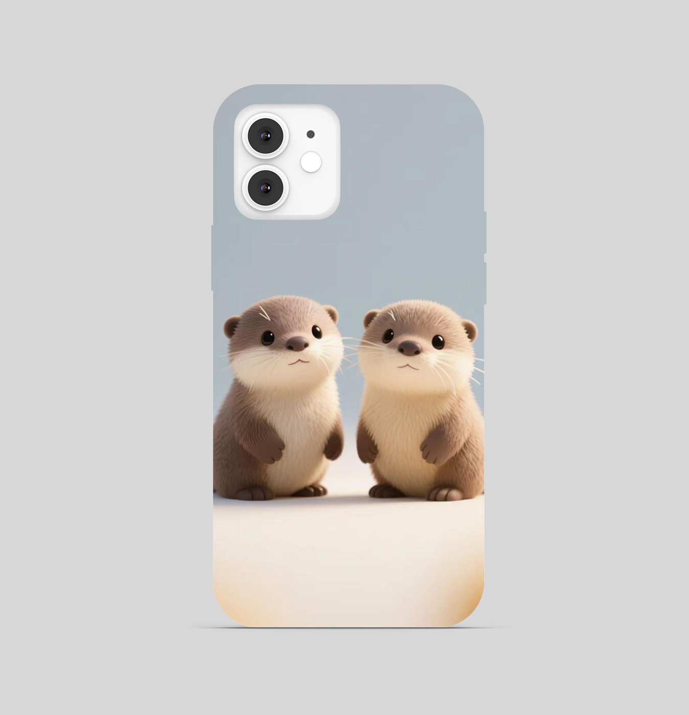 Adorable Otters Theme Phone Cover