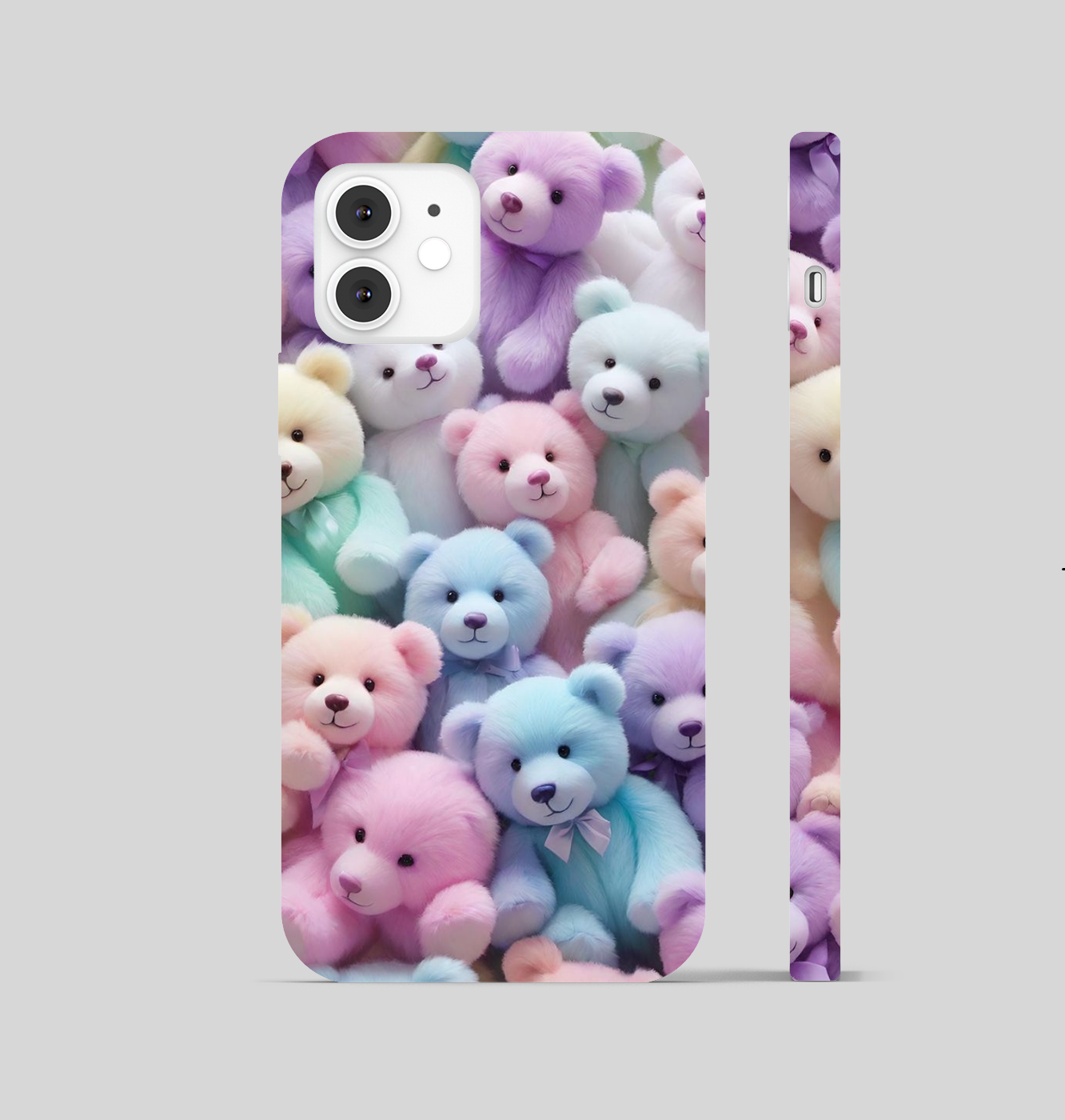 Cute Teddy Theme Phone Cover