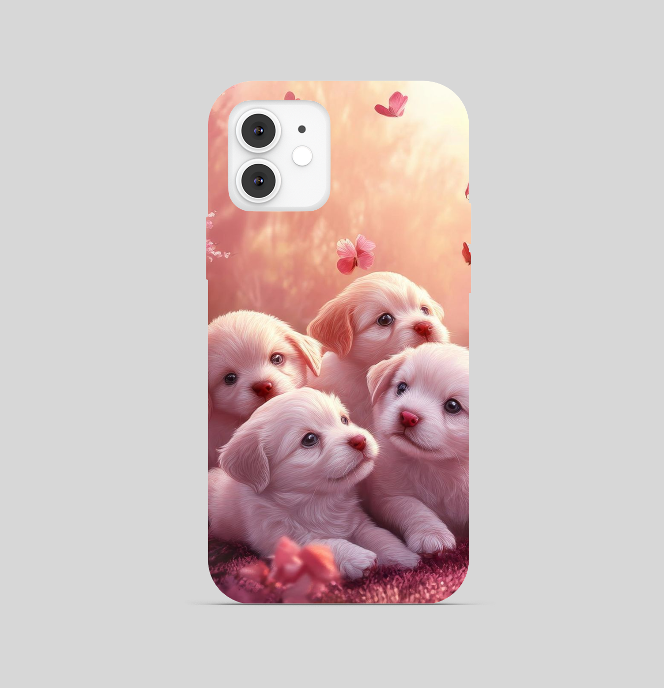 Cute Dogs Theme Phone Cover