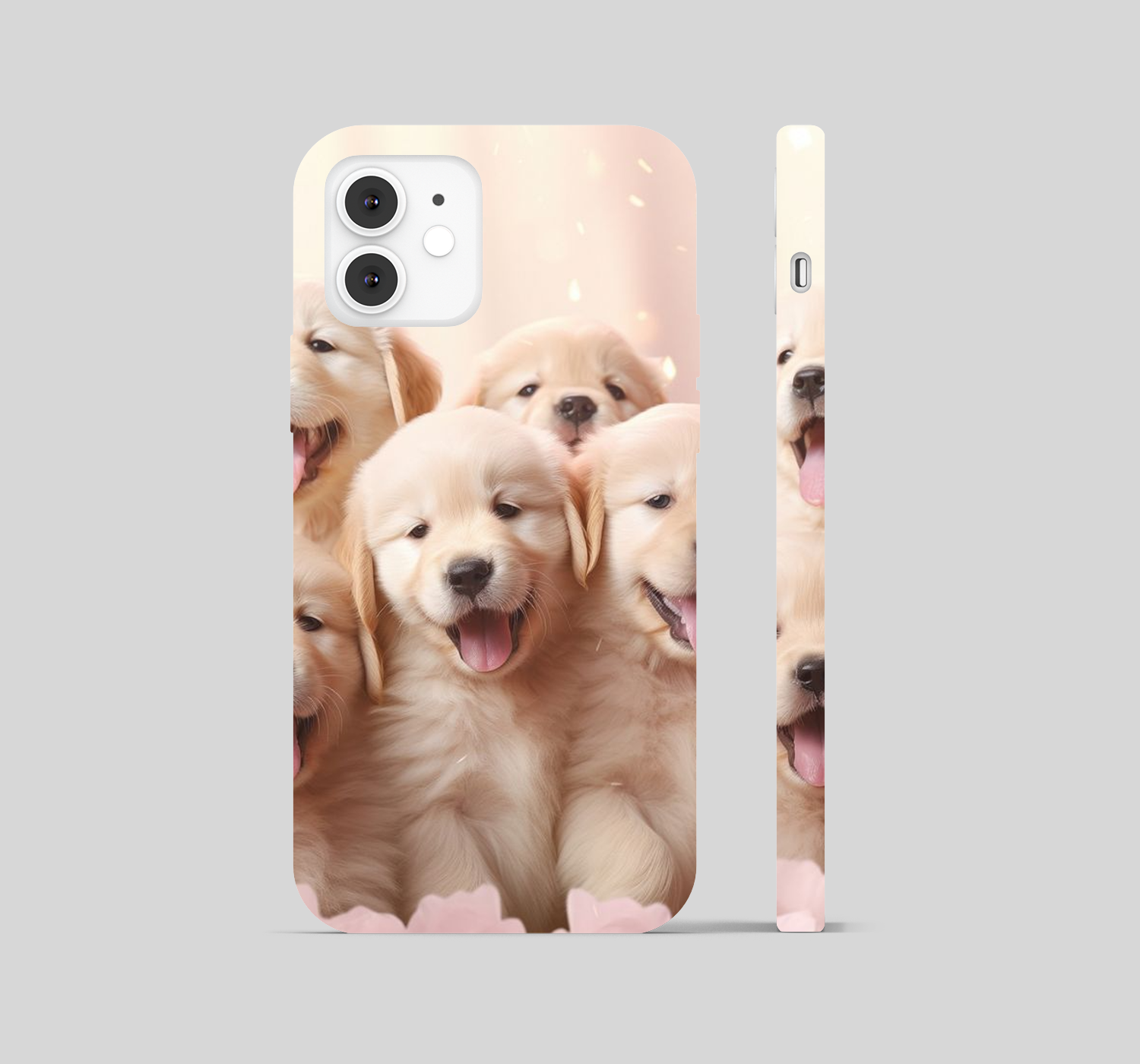 Cute Dogs Theme Phone Cover