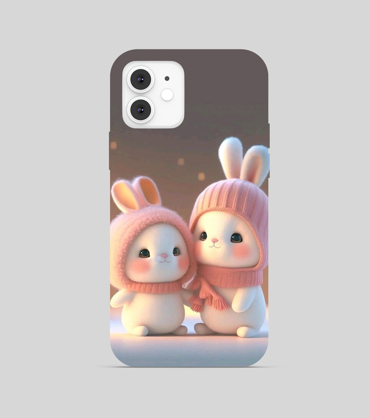 Teddy Duo Theme Phone Cover