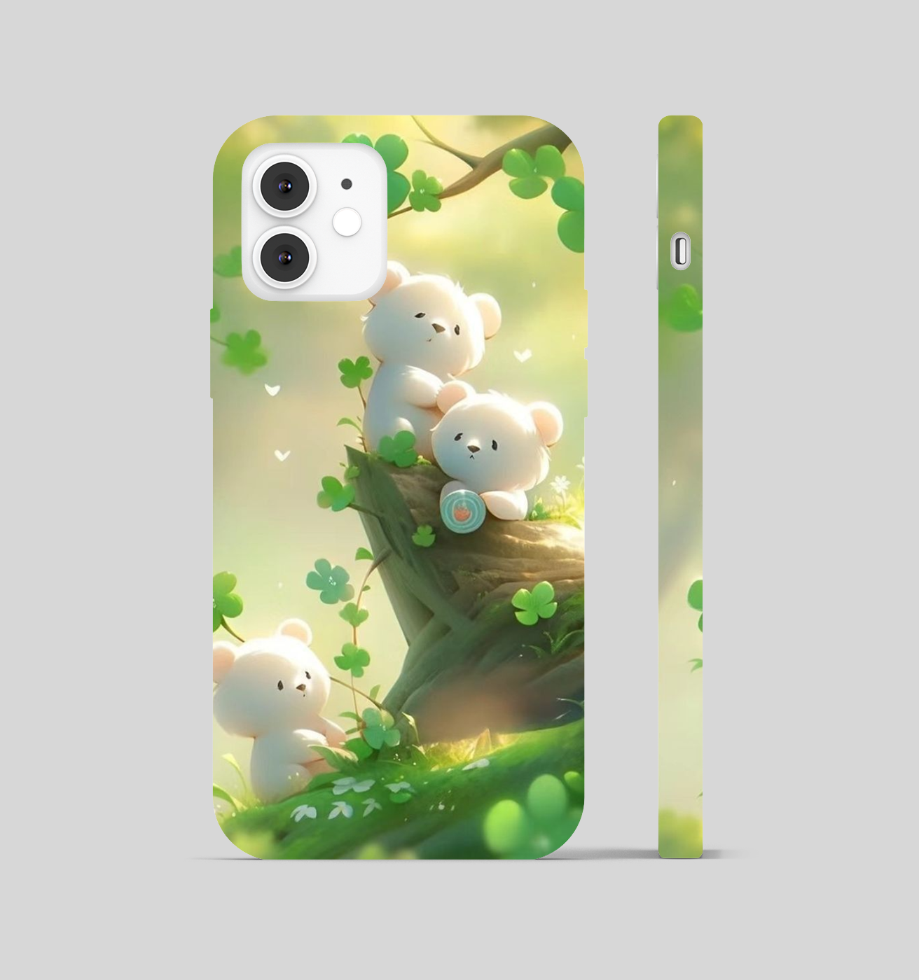 Cute Teddy Theme Phone Cover