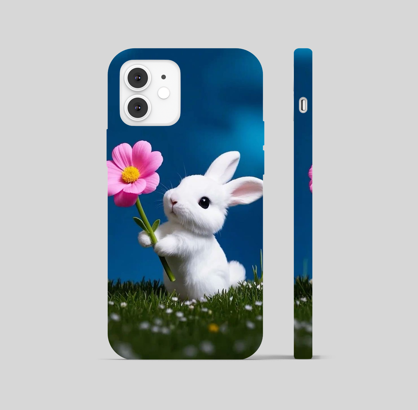 Cute Rabbit Theme Phone Cover