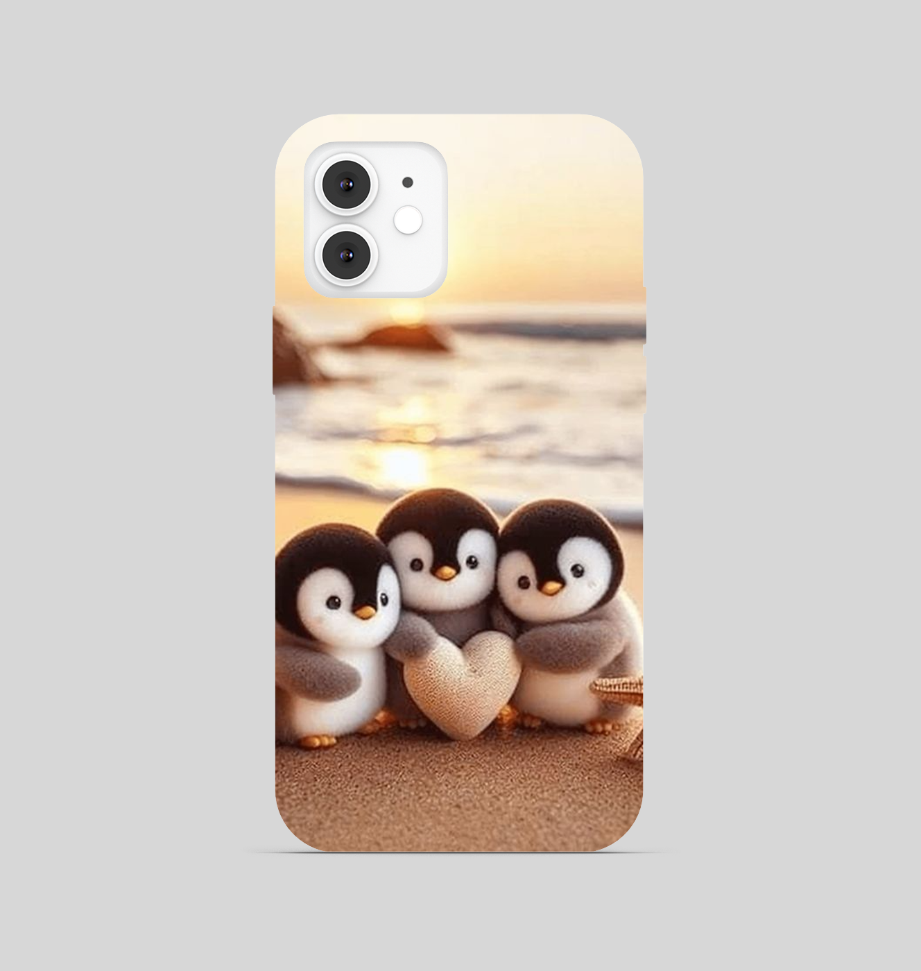 Cute Penguin Theme Phone Cover