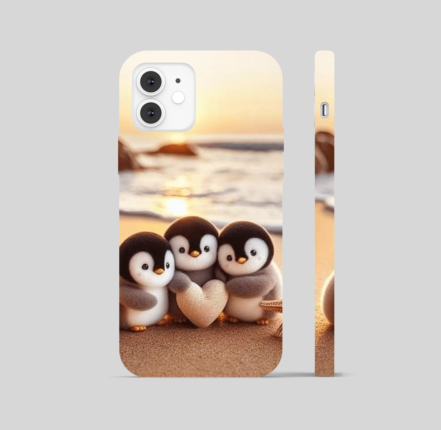 Cute Penguin Theme Phone Cover