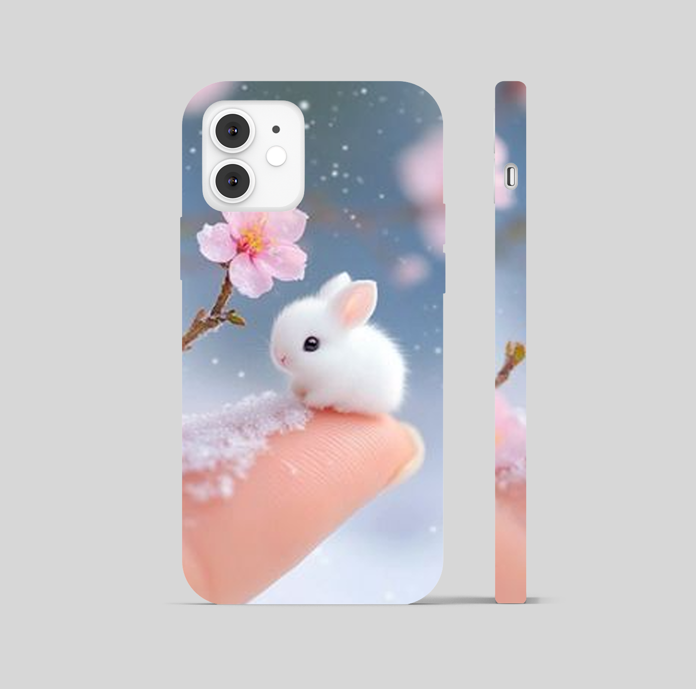 Cute Rabbit Theme Phone Cover