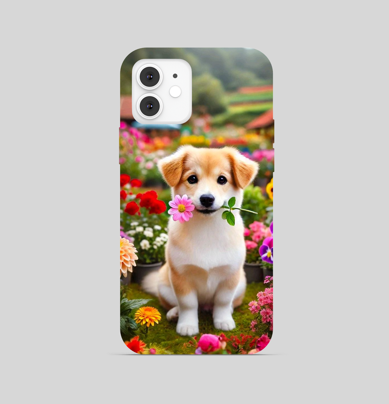 Puppy Theme Phone Cover