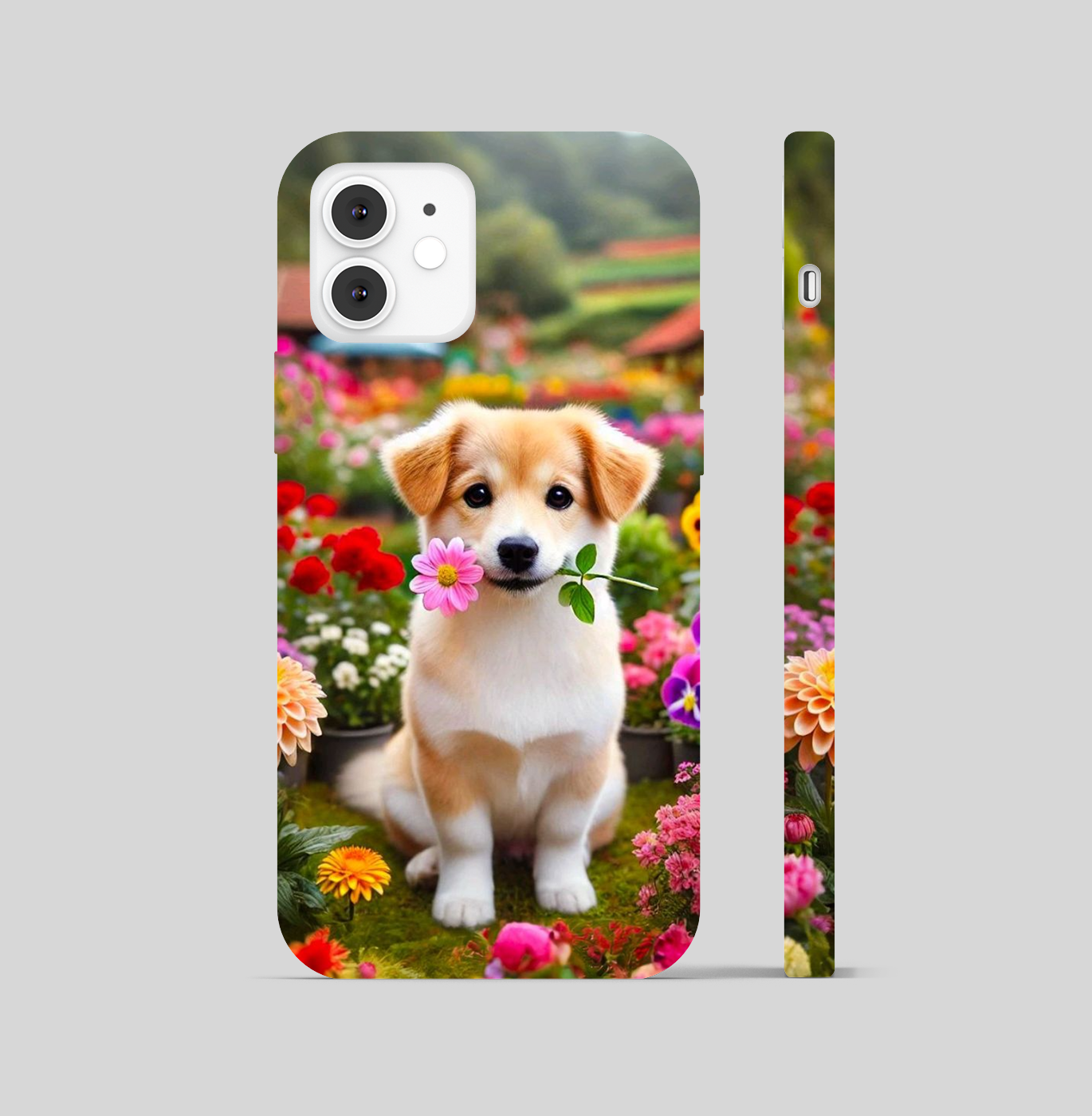 Puppy Theme Phone Cover