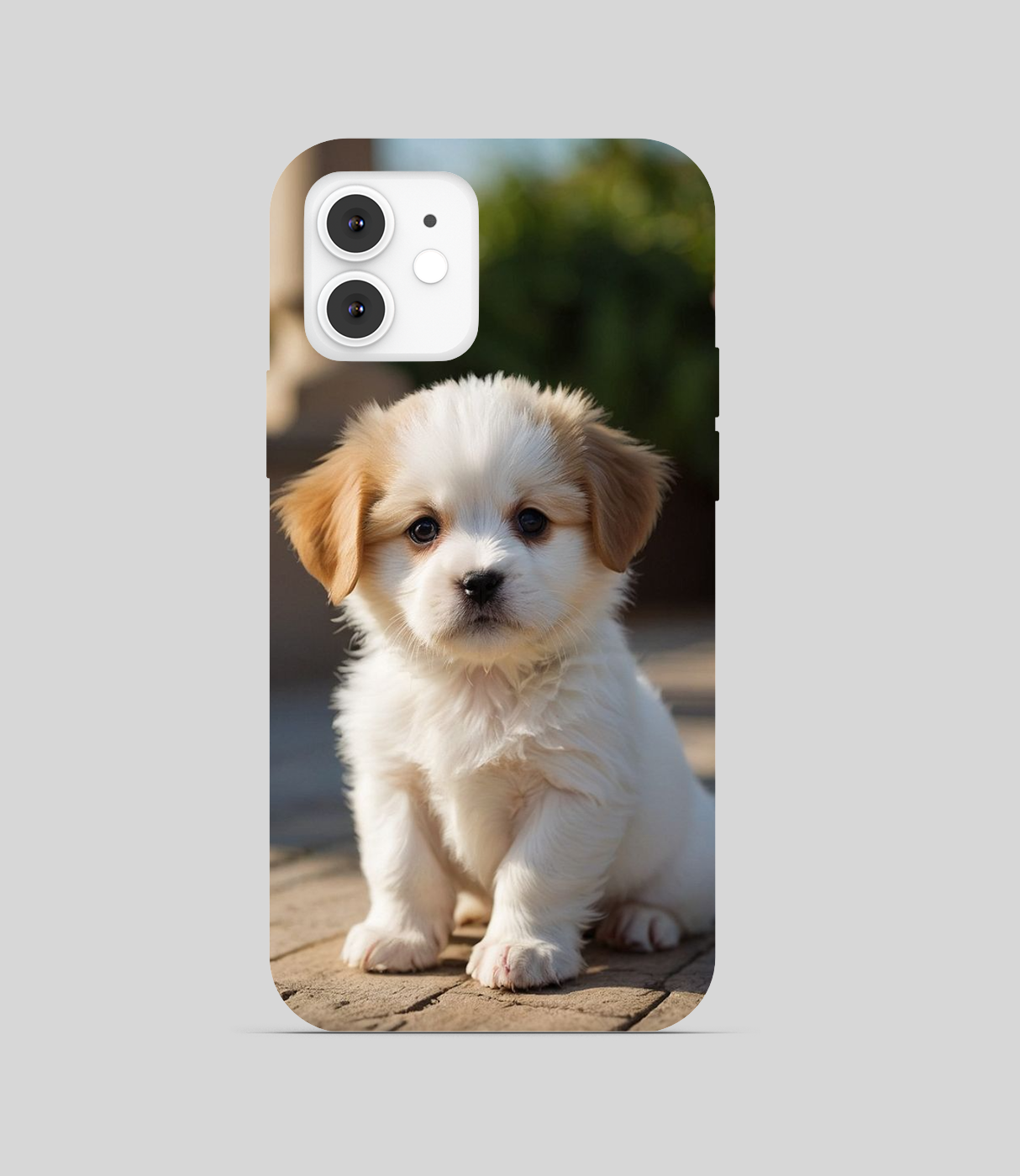 Cute Puppy Theme Phone Cover