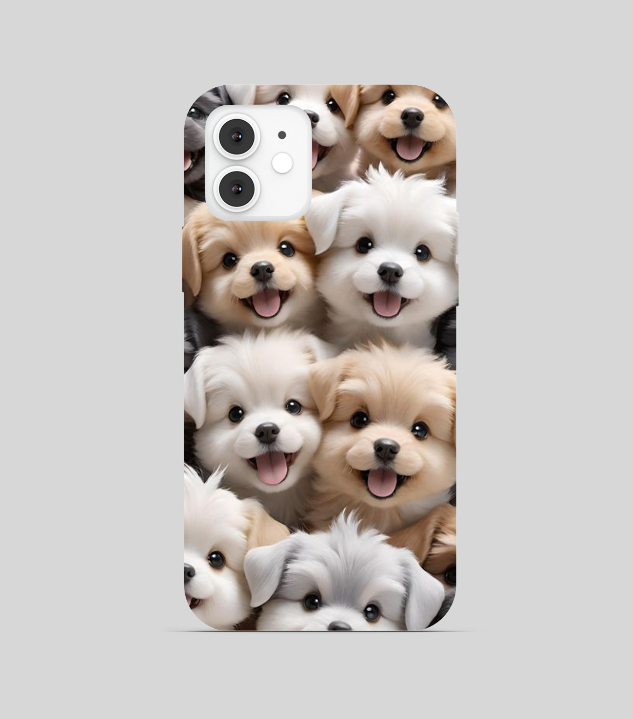 Cute Puppy Theme Phone Cover