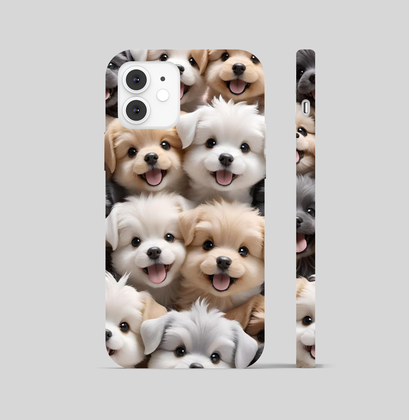 Cute Puppy Theme Phone Cover