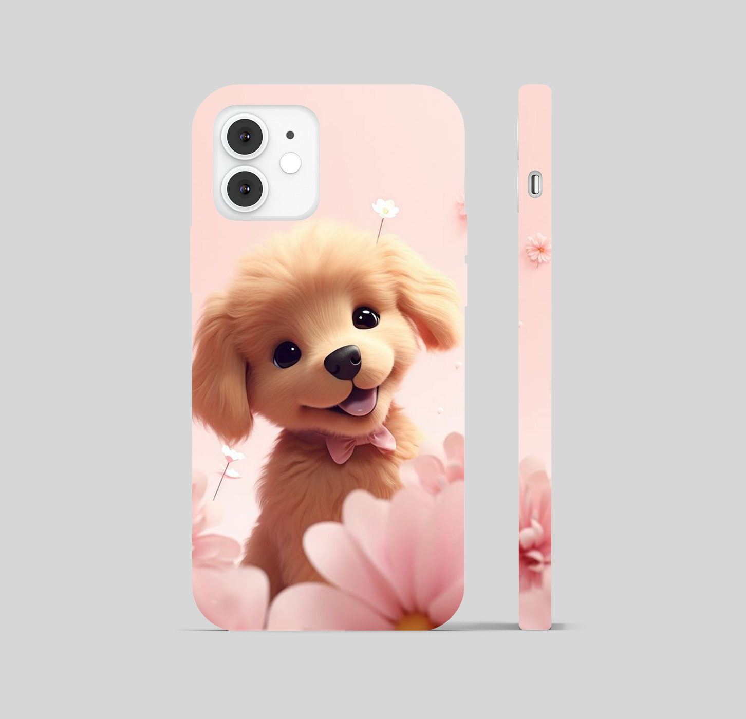 Cute Puppy Theme Phone Cover