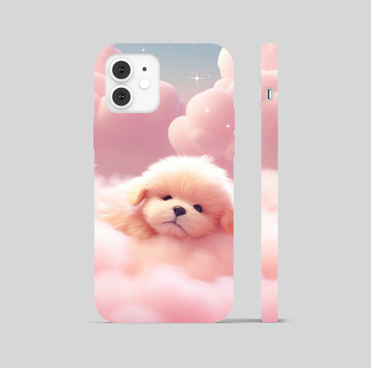 Cute Puppy Theme Phone Cover