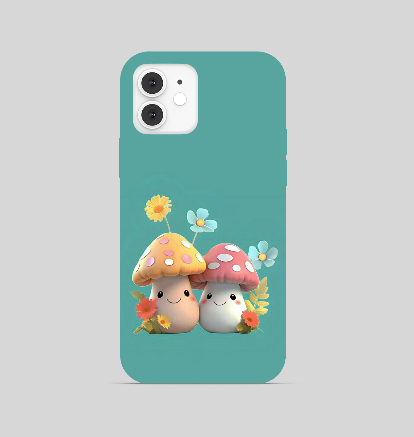 Cute Mushroom Theme Phone Cover