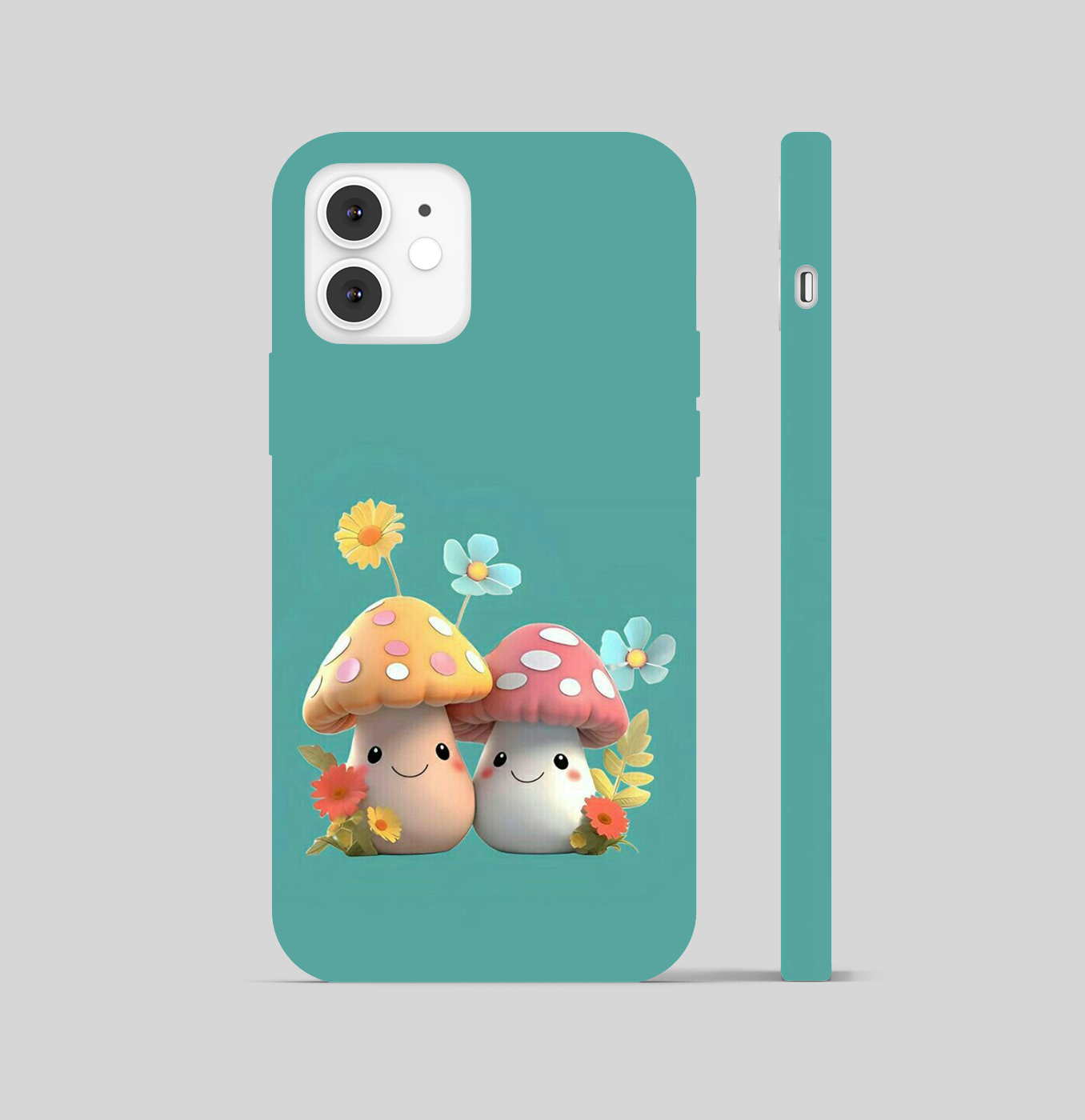 Cute Mushroom Theme Phone Cover