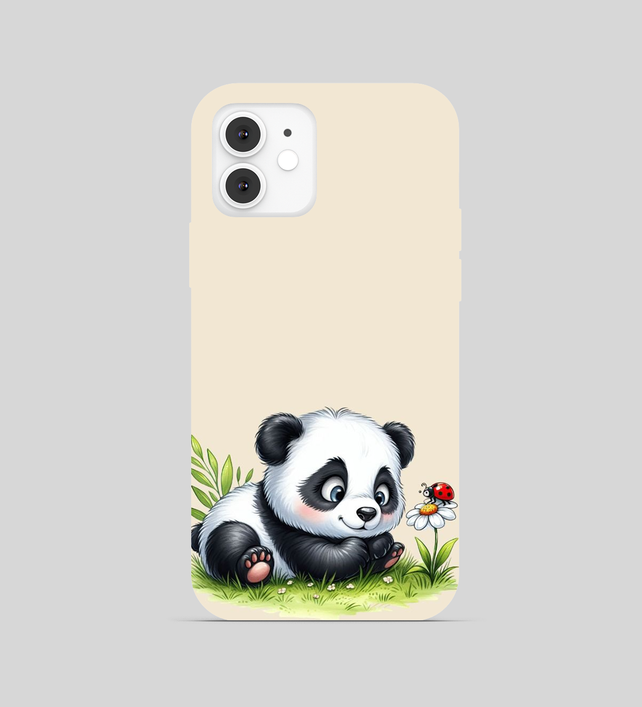 Cute Panda Theme Phone Cover