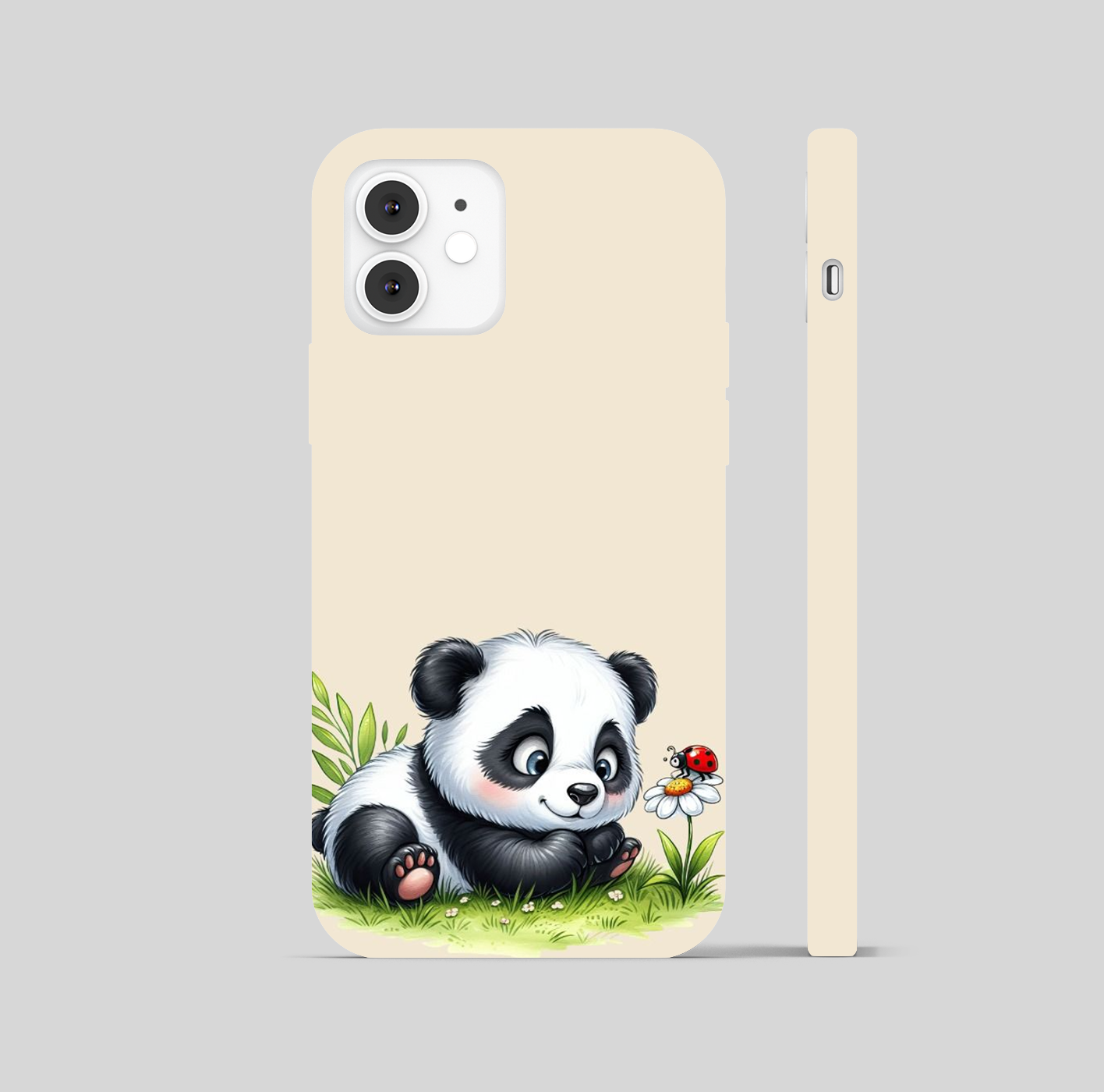Cute Panda Theme Phone Cover