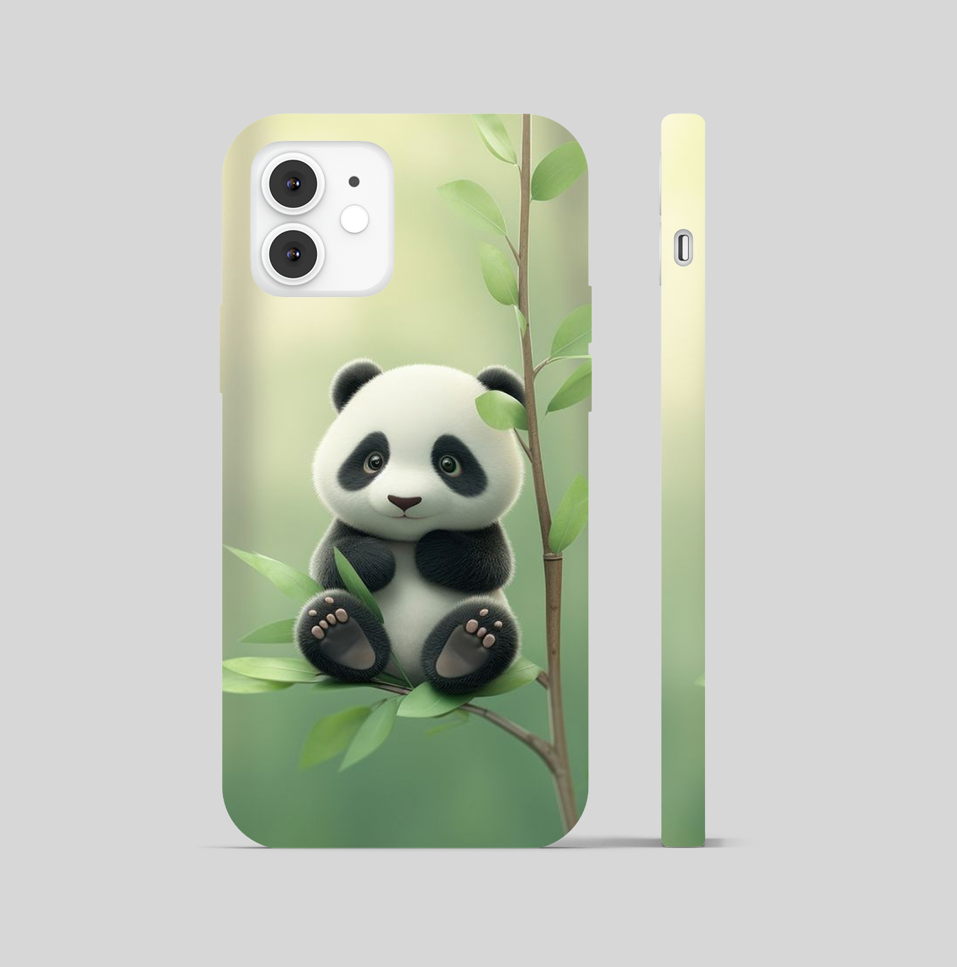 Cute Panda Theme Phone Cover