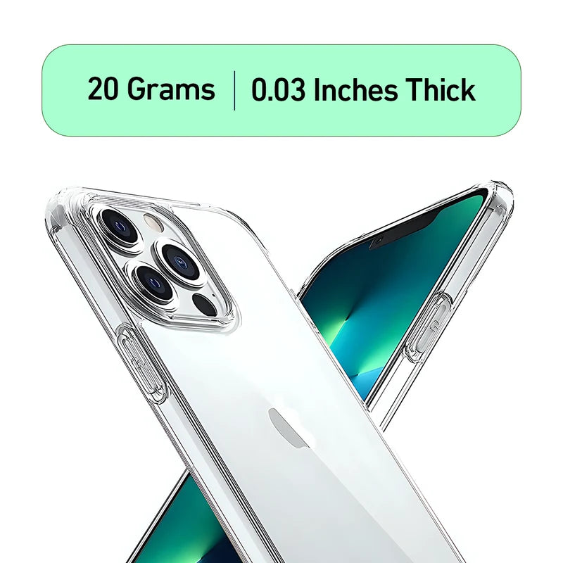 Anti Yellow Premium Crystal Clear Transparent Case | All Phone Model Available