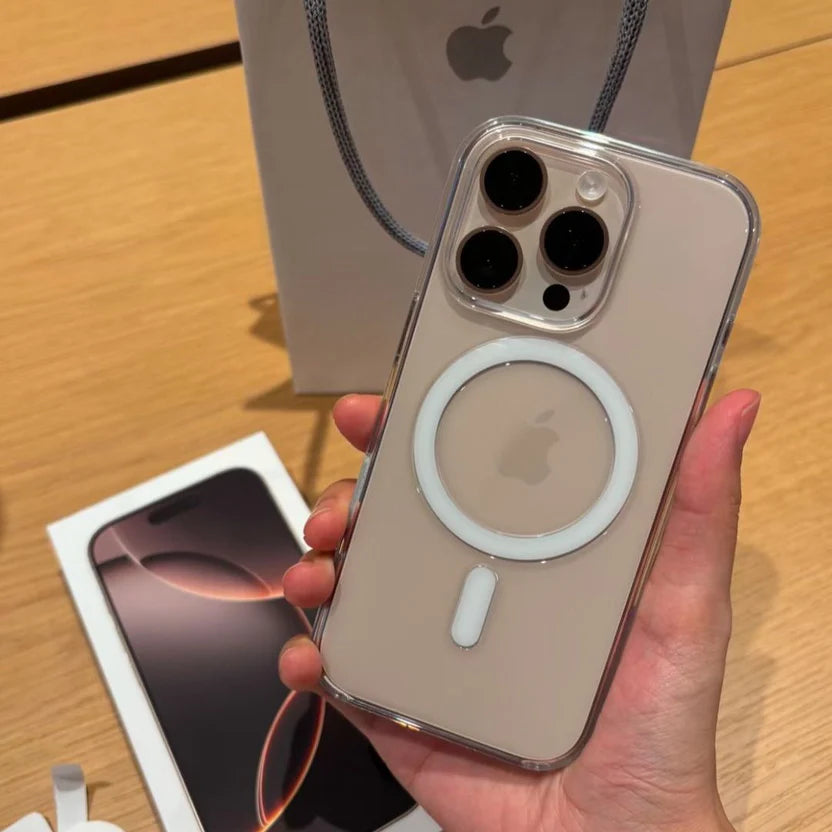 Premium Crystal Clear iPhone Case | Anti-Yellow, Sleek, and Durable