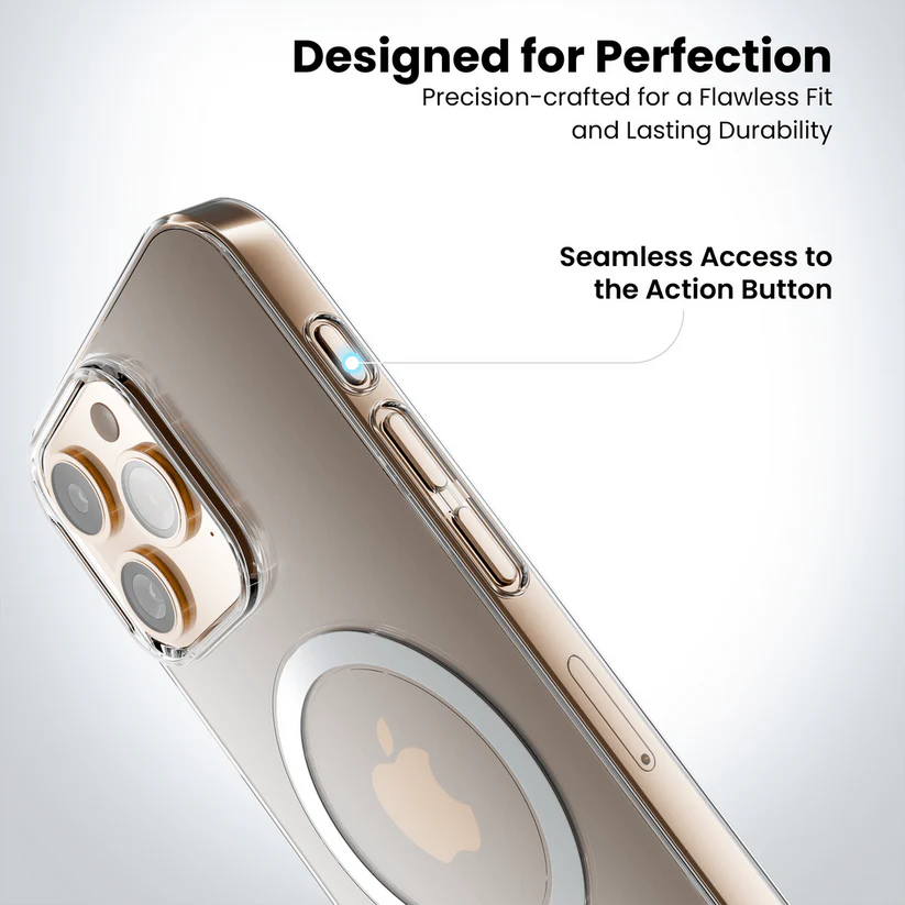 Premium Crystal Clear iPhone Case | Anti-Yellow, Sleek, and Durable