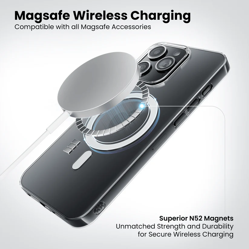 Premium Crystal Clear iPhone Case | Anti-Yellow, Sleek, and Durable