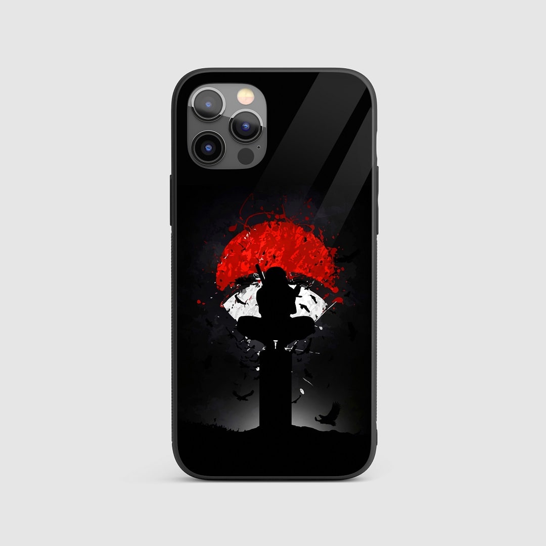 Uchiha Clan Symbol Silicone Armored Phone Case