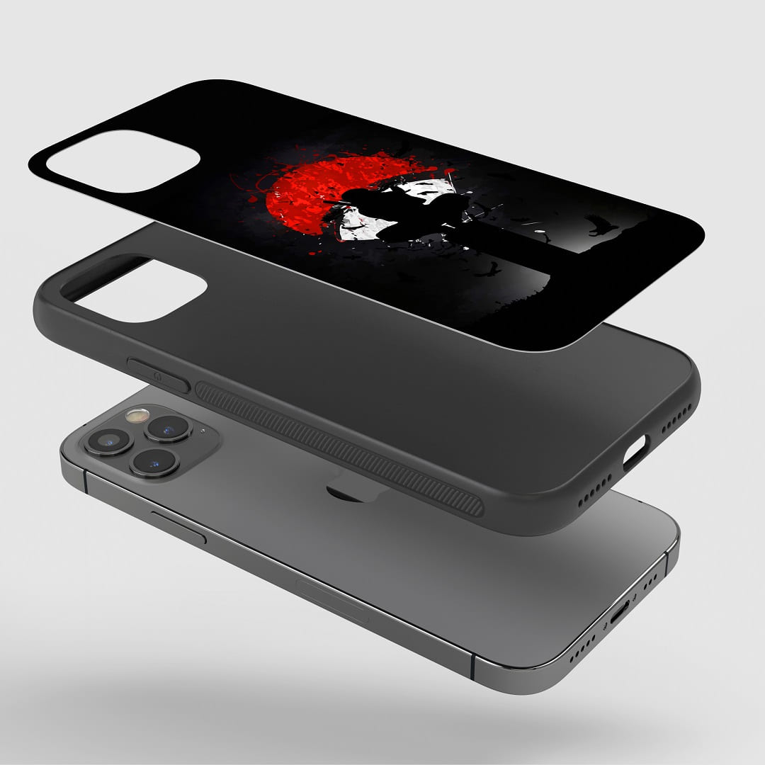 Uchiha Clan Symbol Silicone Armored Phone Case