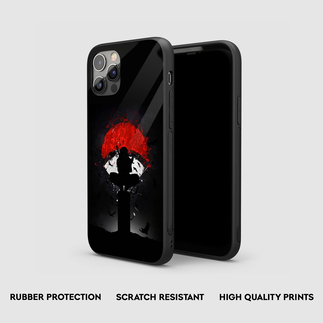 Uchiha Clan Symbol Silicone Armored Phone Case