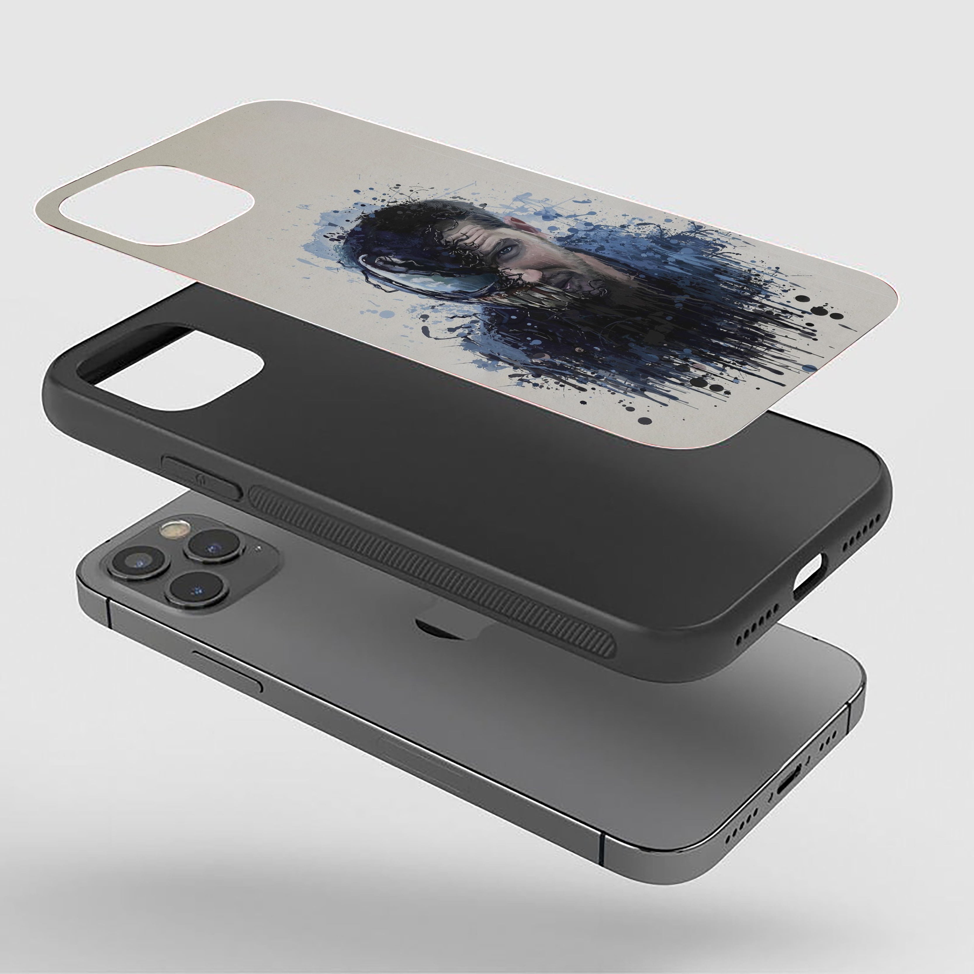 Symbiote Split Venom Silicone Armored Phone Case