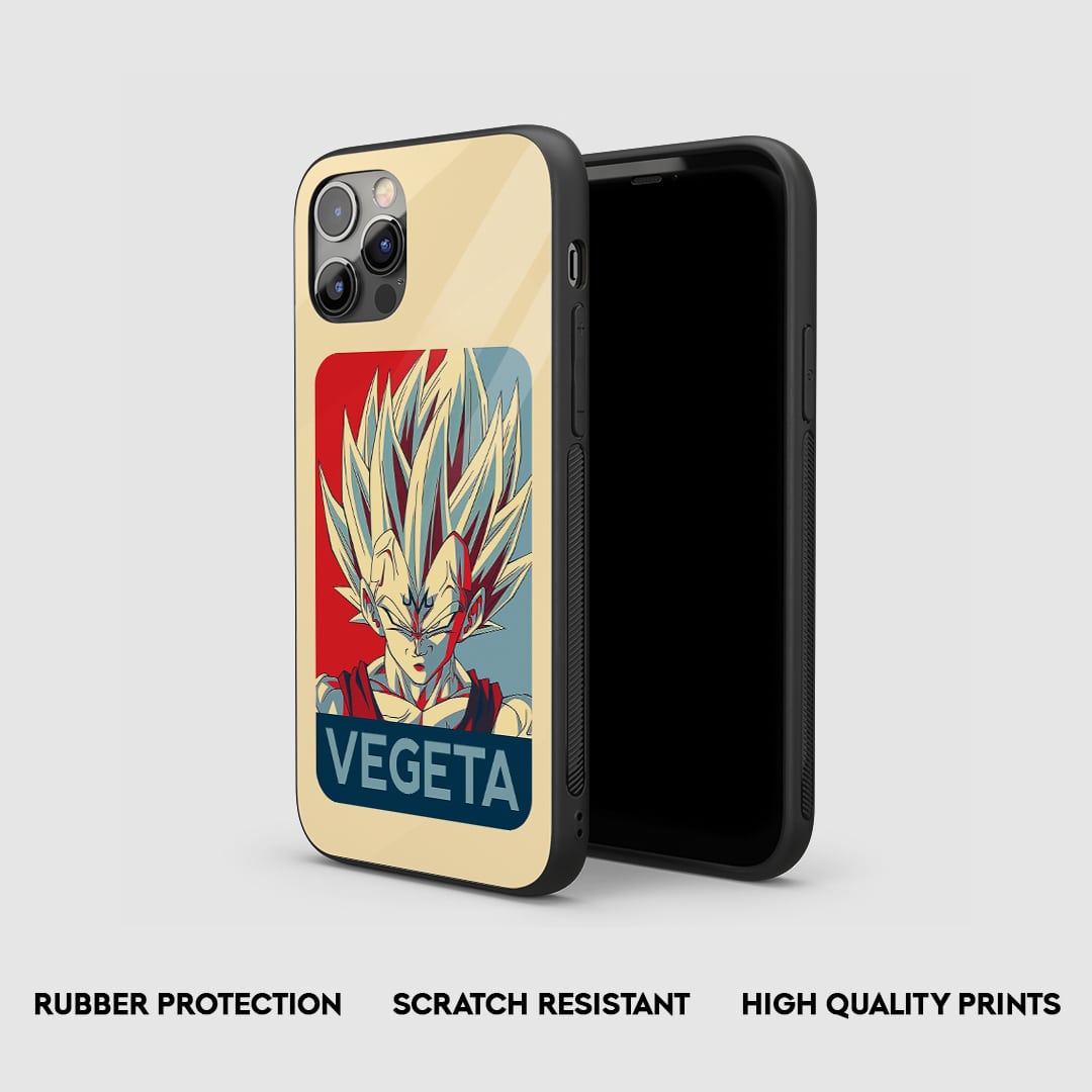 Vegeta Graphic Silicone Armored Phone Case