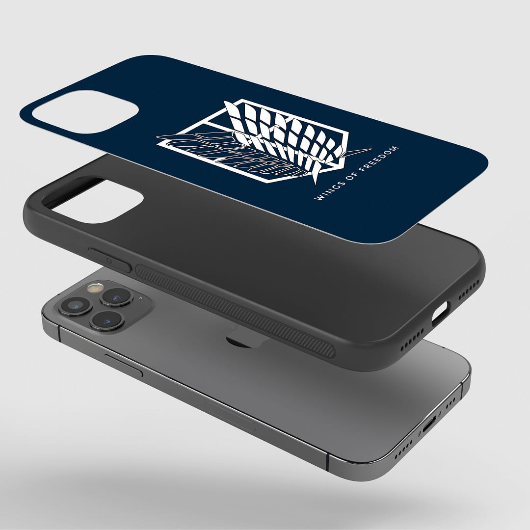 Wings of Freedom Silicone Armored Phone Case