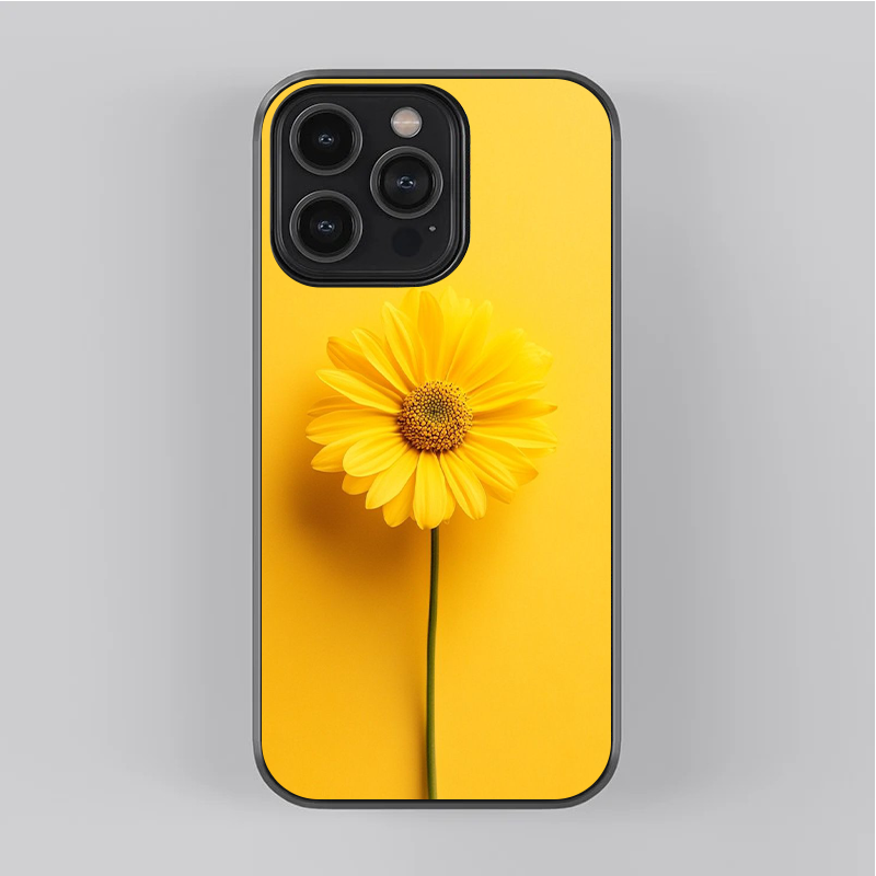 Yellow Gerbera Daisy Flower Phone Cover