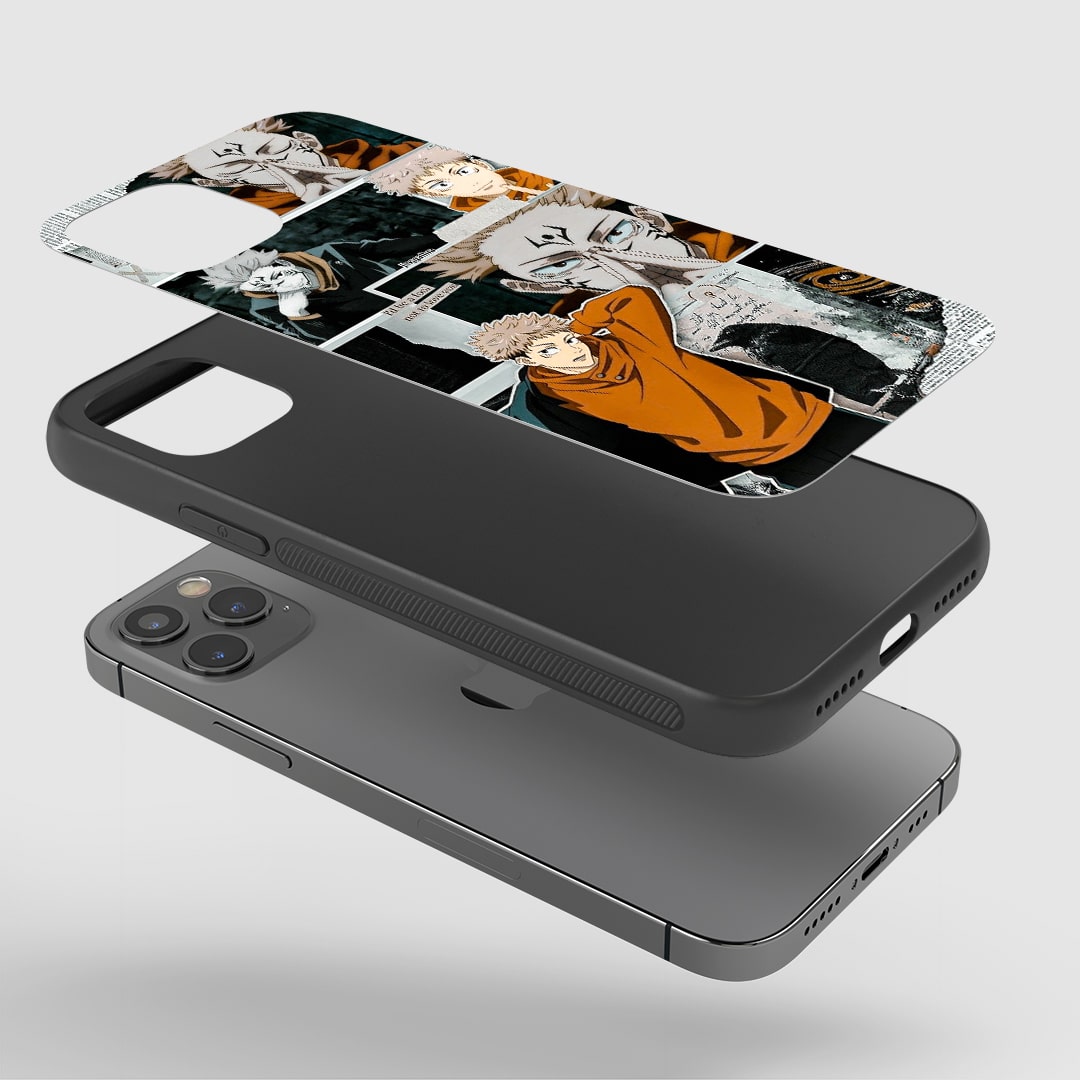 Yuji Itadori Collage Silicone Armored Phone Case