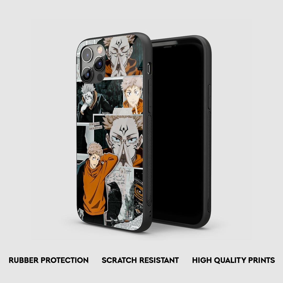 Yuji Itadori Collage Silicone Armored Phone Case