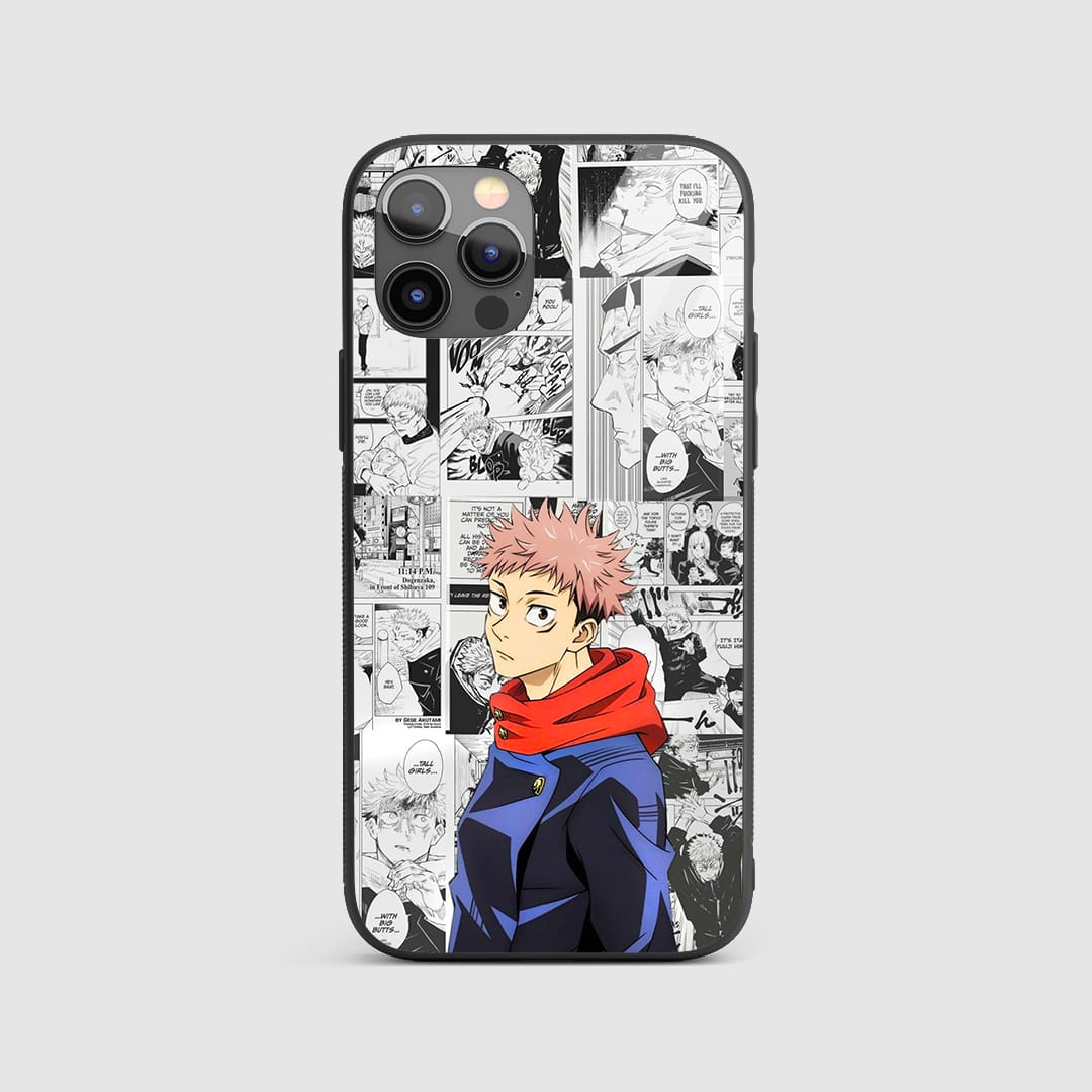 Yuji Itadori Manga Silicone Armored Phone Case