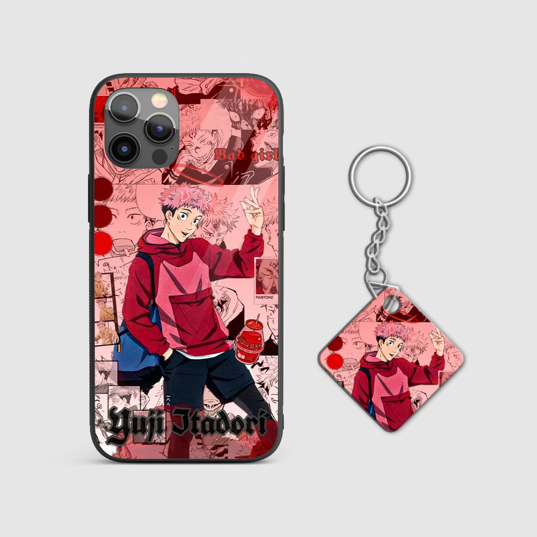 Yuji Red Theme Silicone Armored Phone Case