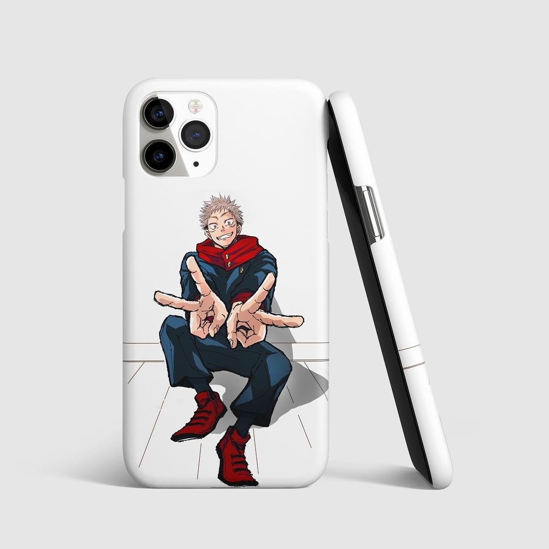 Yuji Itadori White Phone Cover