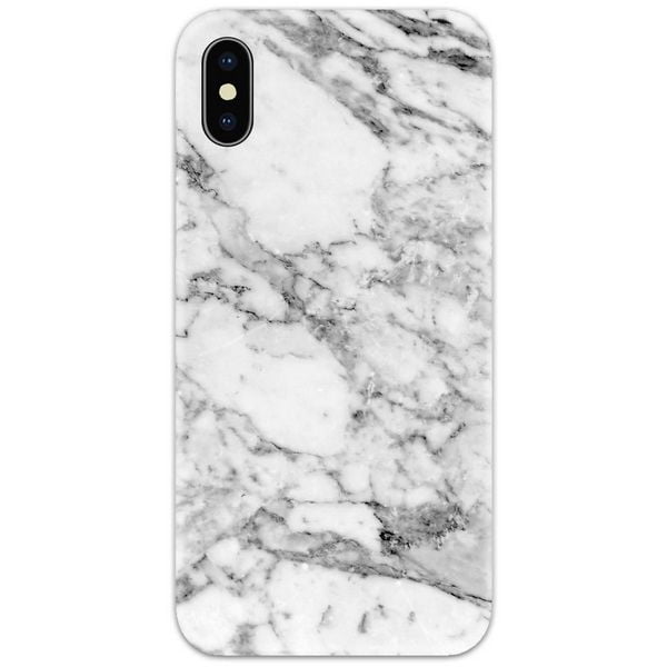 Black and White Marble Couple Phone Cover