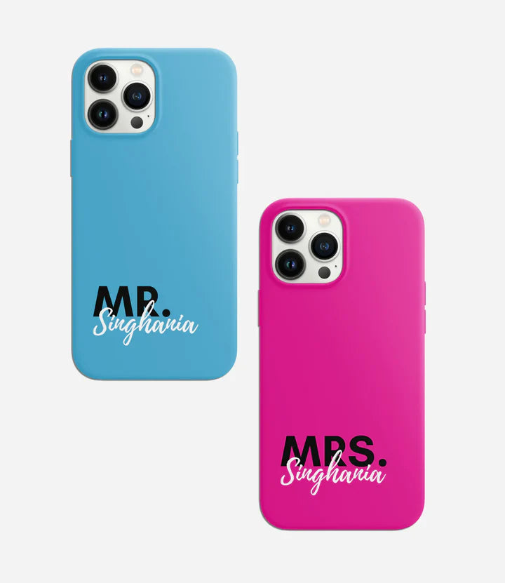 Mr. & Mrs. Couple Phone Cover