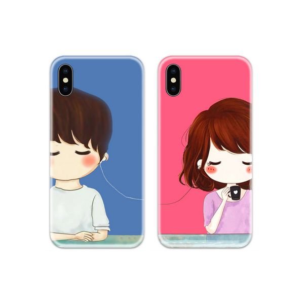 Music Lovers Couple Both Phone Cover