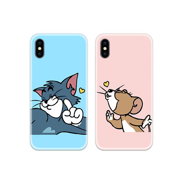 Tom and Jerry Kissing Couple Both Phone Cover