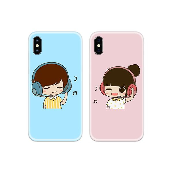 Music Couple Both Phone Cover