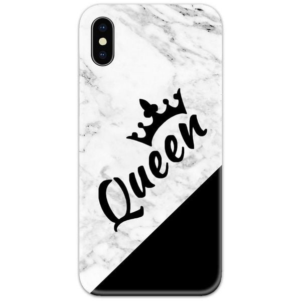 King Queen Marble Couple Both Phone Cover