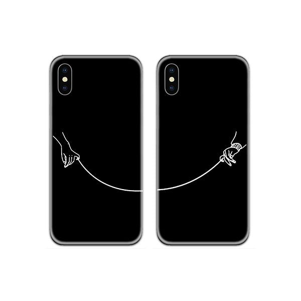 Bound with Thread Couple Both Phone Cover