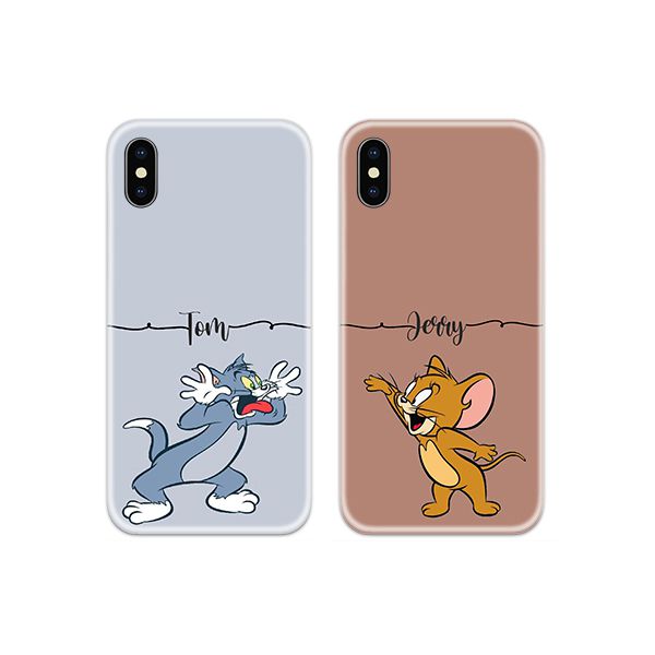 Tom and Jerry Teasing Couple Both Phone Cover