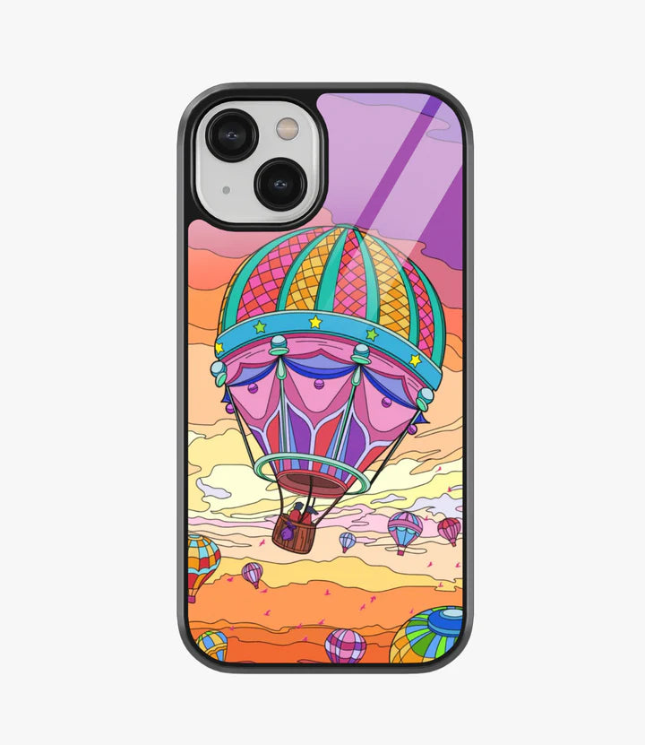 Couple In Hot Air Balloon Couple Phone Cover